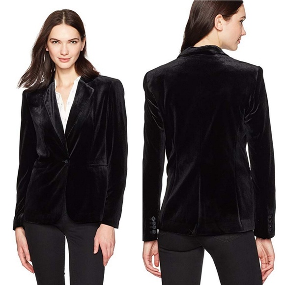 Calvin klein velvet jacket Clearance